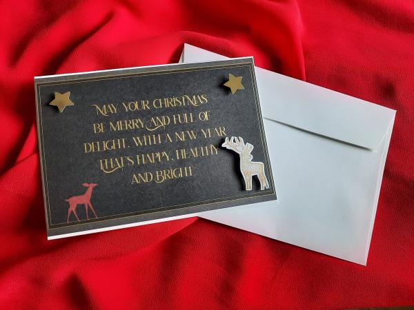 Weihnachtskarte "May Your Christmas"